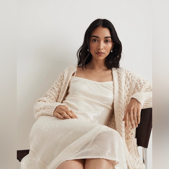 Madewell x Aimee Song Sequin Slip Maxi Dress - Picture 6 of 15